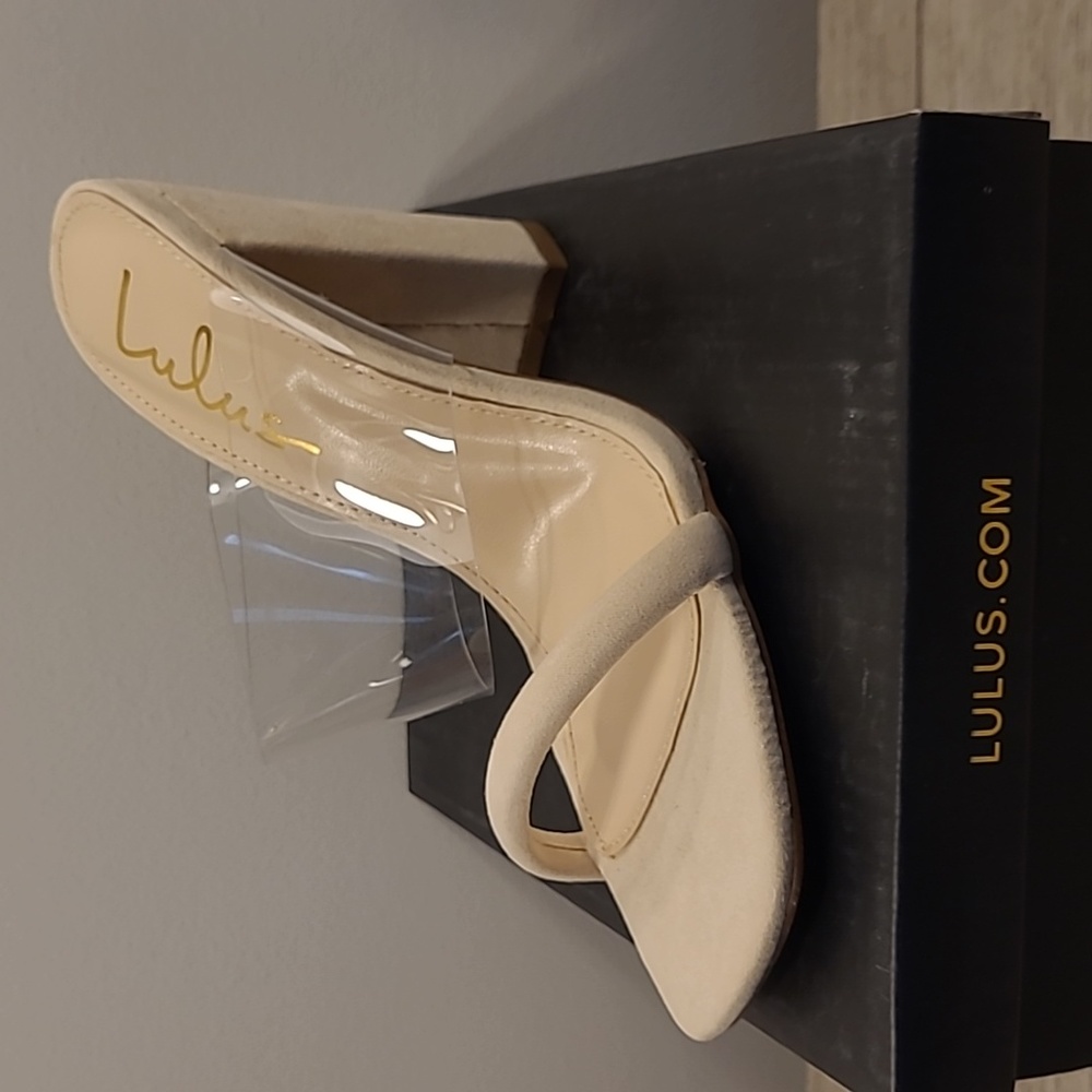 Lulu's Clear Strappy Sandals